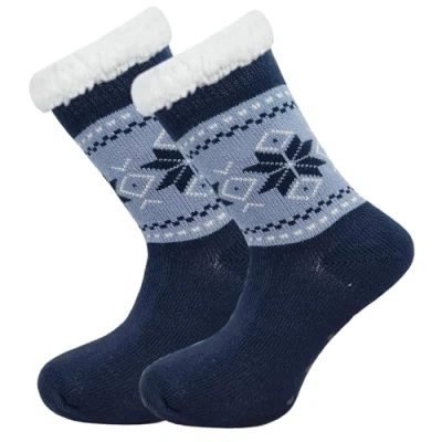 Image of SOCK TEC Mens Thermal Socks 4.8 Tog Sherpa Fleece Lining Winter Warm Thick Gripper Sole Adults UK Size 6 11 (UK, Numeric, 6, 11, Regular, Option 5)