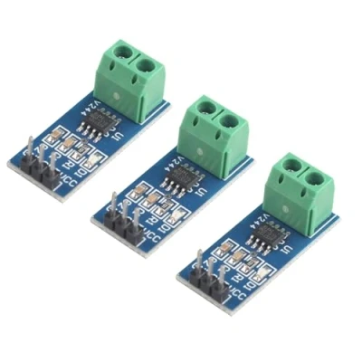 Image of HALJIA 3PCS ACS712 ACS712ELC 05B 5A Range Current Sensor Module Board Compatible with Arduino
