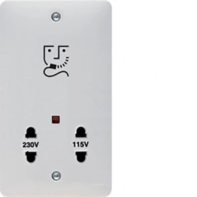 Image of Hager 115/230V Shaver Socket