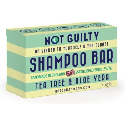 Image of NOT GUILTY 75G Shampoo BAR Tea Tree &amp; Aloe Vera