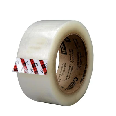 Image of Scotch Box Sealing Tape 371, Transparent, 48 mm x 66 m