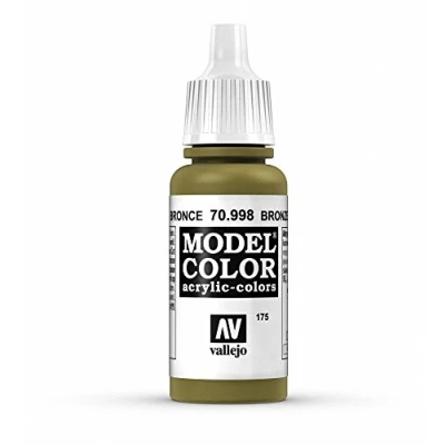 Image of Vallejo Model Color 17 ml Acrylic Paint Metallic Bronze