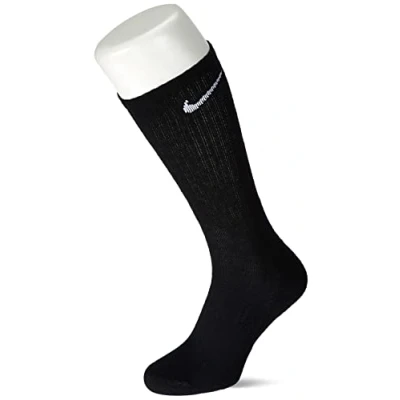 Image of Nike Everyday Cushion Crew Socks, Pack of 3 Black S