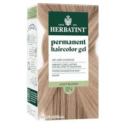 Image of Herbatint 8N Light Blonde Permanent Hair colour 170ml