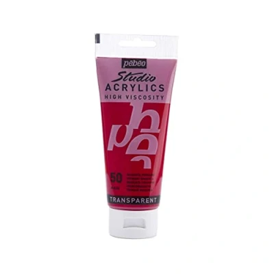 Image of Pébéo Studio Acrylics Fine Acrylic Paint Magenta Primary Magenta, 100 ml