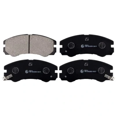 Image of 8970352570, 8970352571, 8970475260, 8971755310, 8971805250 Brake pad set BLUE PRINT ADZ94215 Front Axle with acoustic wear warning