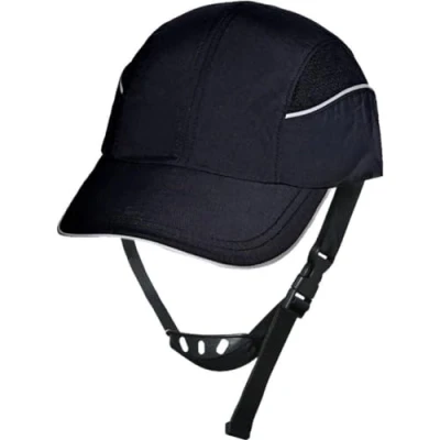 Image of Luxylei Lightweight Safety Bump Cap Baseball Style Protective Hat Comfortable Head Protection Short Brim &amp;long