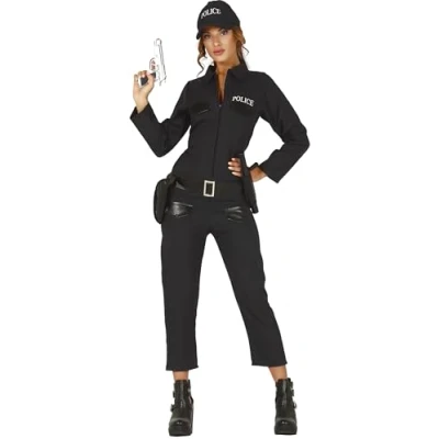 Image of FIESTAS GUIRCA, S.L. Police Officer Costume for women