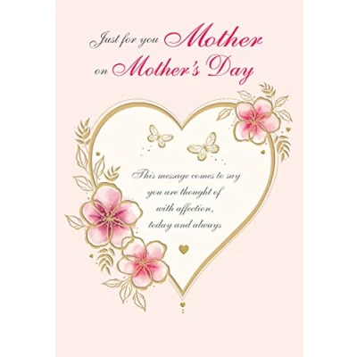 Image of Classic Mother&#039;s Day Card Mother 9 x 6 inches Regal Publishing,Pink