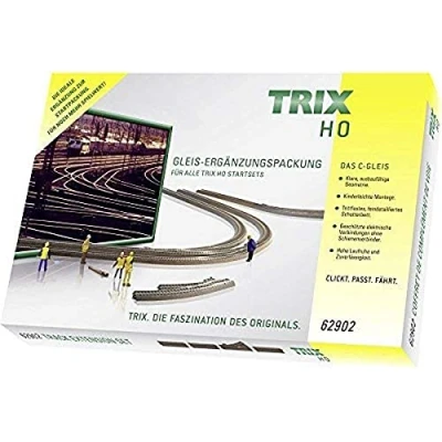 Image of Trix T62902 Model Railway C Supplement Pack C2, Track H0, 40.5 x 4 1 CM