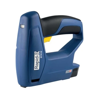 Image of Rapid BTX10 Battery Powered Staple Gun Cordless Electric for Finewire No. 53 (4 10 mm) Fastens 900 Staples from a Single Charge, 5001497