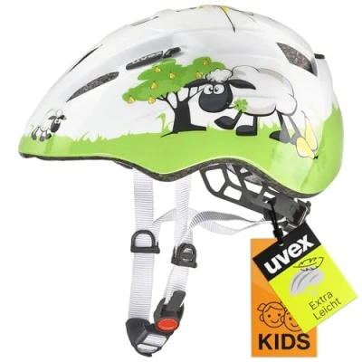 Image of uvex Kid 2 Lightweight Kids Bike Helmet for Children Individual Fit Upgradeable with an LED Light Dolly 46 52 cm