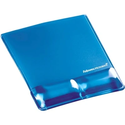 Image of Fellowes Crystals Mouse Pad/Wrist Rest Blue