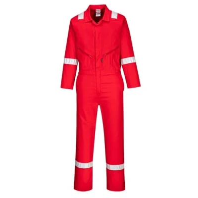 Image of Portwest Iona Cotton Coverall Red Large