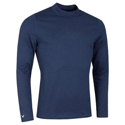 Image of Callaway Golf Mens Crew Neck Baselayer True Navy Heather XXL