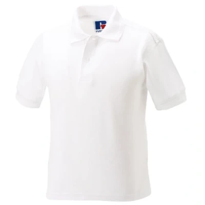 Image of Jerzees Schoolgear Childrens Hardwearing Polo Shirt (11 12) (White)