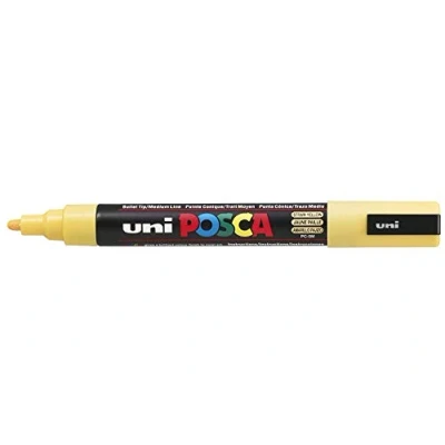 Image of UNI BALL POSCA MARKER Pen PC 5M STRAW YELLOW Single