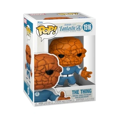 Image of Funko Pop! Marvel: Fantastic Four (2025) The Thing Collectable Vinyl Figure Gift Idea Official Merchandise Toys for Kids &amp; Adults Movies Fans