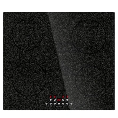 Image of STARCHARTS Build in Induction hob BRI4001 S, 4 Zones 59cm, Boost Function, Ceramic Glass, Color Black