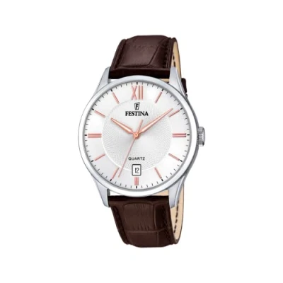 Image of Festina Mens Analogue Quartz Watch with Stainless Steel Strap F20437/1