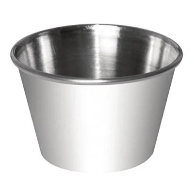 Image of Olympia Stainless Steel 70Ml Sauce Cups Bowls Restaurant Innovative Design 12pc
