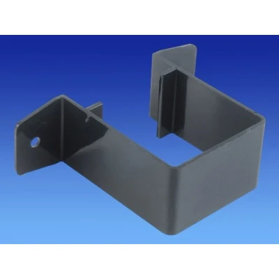 Image of Wavin OSMA 4T833 Black Pipe Bracket Stand Off for 61mm Square downpipe
