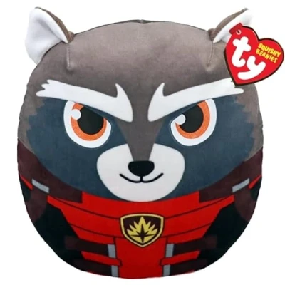 Image of Ty SquishaBoo Marvel Rocket 10&quot; /Plush