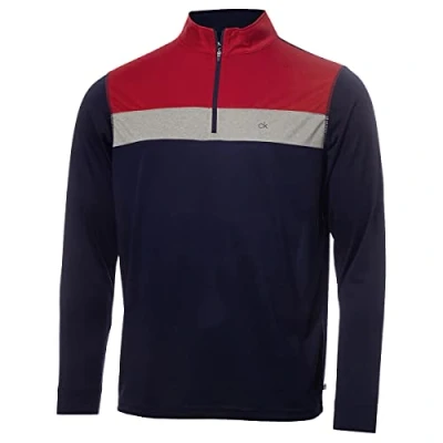 Image of Calvin Klein Mens Smith River Sweater Navy XL