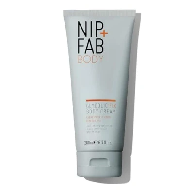 Image of Nip+Fab Glycolic Fix Body Cream 200 ml Exfoliating the Skin Vegan, Cruelty Free, Sulphate Free