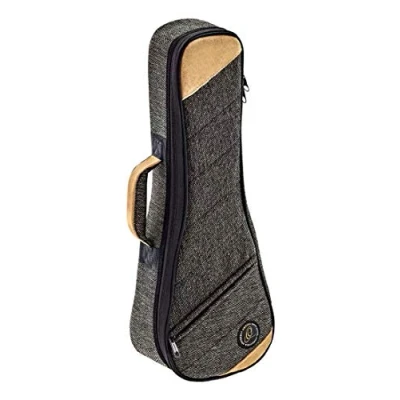 Image of Ortega Guitars Ukulele Soft Case for Soprano Height 55 cm Width 19 Cotton/Canvas, Mocca (OSOCAUK SO MO)