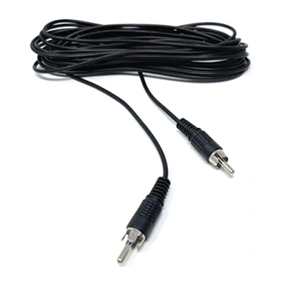 Image of DRUT 5m Single RCA to Phono Plug Audio Cable, Speaker Male Lead 16.5ft