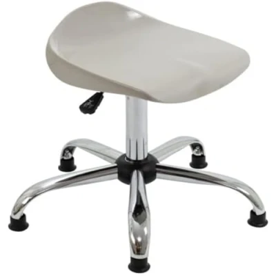 Image of Titan Swivel Senior Stool 465 555mm Seat Height Grey T33 GRG