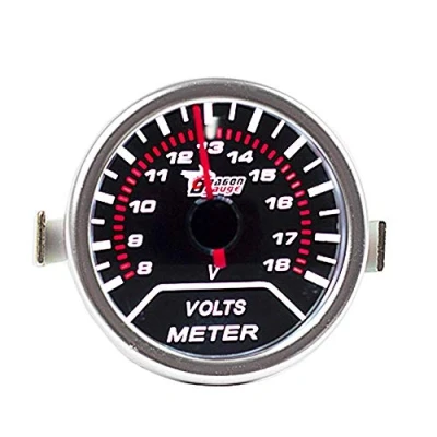 Image of E Support™ Car Universal Smoke Len 2&quot; 52mm Volt Voltage Indicator Gauge Meter