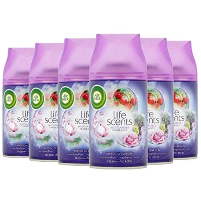 Image of Airwick &quot;Mysterical Garden&quot; Refill for Freshmatic Max, 250 ml, Pack of 6