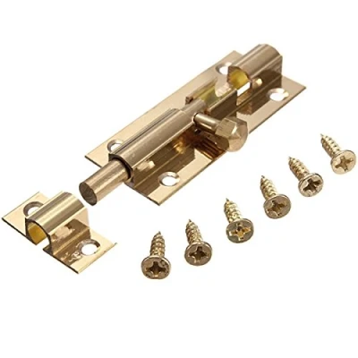 Image of 3&quot;/75mm Solid Brass Slide Door Bolt Lock Heavy Duty Gate Security Catch Latch