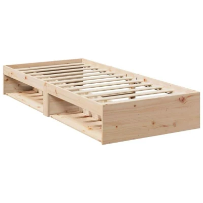 Image of vidaXL Day Bed without Mattress 75x190 cm Solid Wood Pine