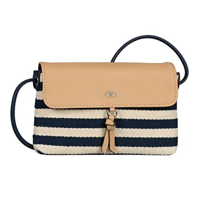 Image of TOM TAILOR Women&#039;s Luna Sea Shoulder Bag Without Zip, Mixed Maritime, S
