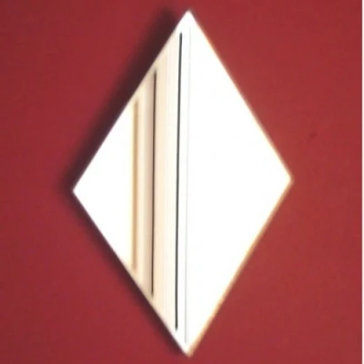 Image of Super Cool Creations Diamond Shape Mirror 35cm x 18cm