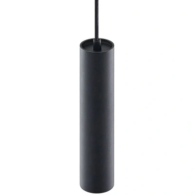 Image of Prios Neliyah hanging light, round, black, 1 bulb