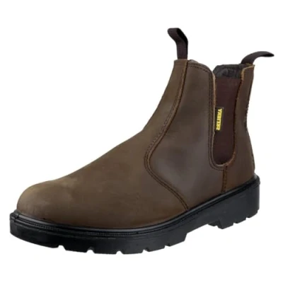 Image of Amblers Safety FS128 Adults Boot in Brown Size 5 UK