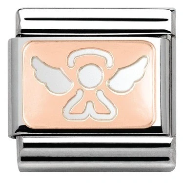 Image of Nomination Rose Gold Angel Charm