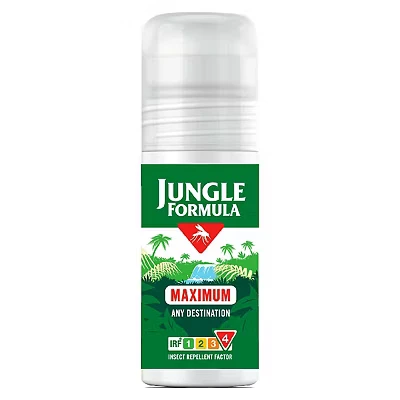 Image of Jungle Formula Maximum Insect Repellent 50ml Roll On for Long Lasting Protection with DEET Level of against Mosquitoes
