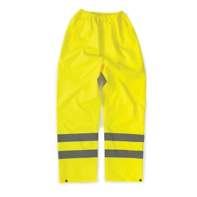 Image of Tough Grit Hi Vis Waterproof Trousers Yellow XL