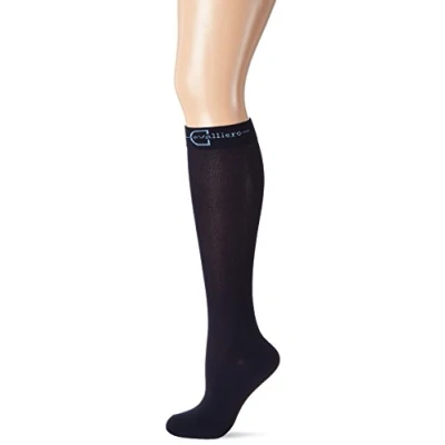 Image of Covalliero Ladies Riding Socks Grado Size Stockings, Womens, Reitstrümpfe Grado, Blue (Night Blue)