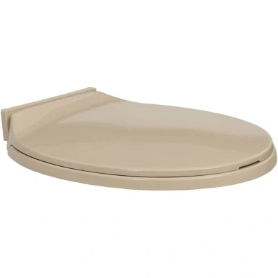 Image of vidaXL Soft Close Toilet Seat Beige Oval