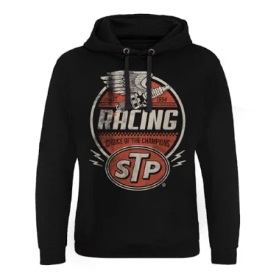 Image of STP Officially Licensed Vintage Racing Epic Hoodie (Black), Large
