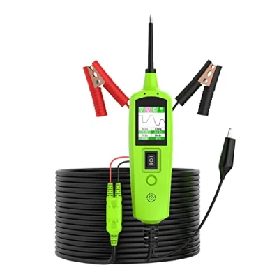 Image of PLAYOCCAR Automotive Circuit Tester Probe Kit, 12V 24V Car Electrical Power System Diagnostic Tool with Built in Flashlight for Testing AC/DC Voltage, Resistance &amp; Diode,Gifts Dad