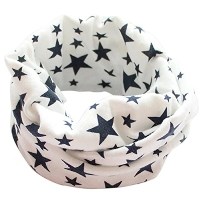 Image of Bluelans® Children Kids Girls Boys Cotton Neckerchief Winter Warmer Snood Scarf (White)