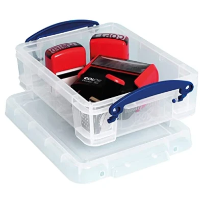 Image of Really Useful Plastic Storage Box 1.75 Litre Clear