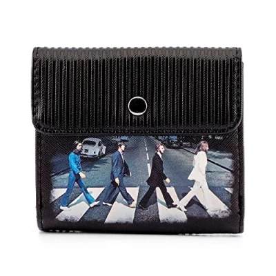 Image of Loungefly The Beatles Abbey Road Faux Leather Wallet, Multi, One Size